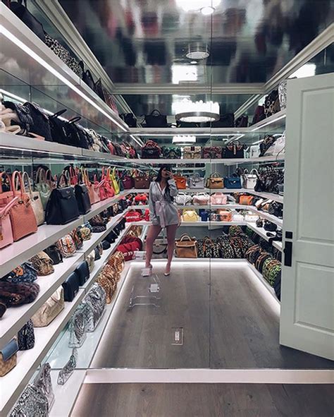 kylie jenner purse closet